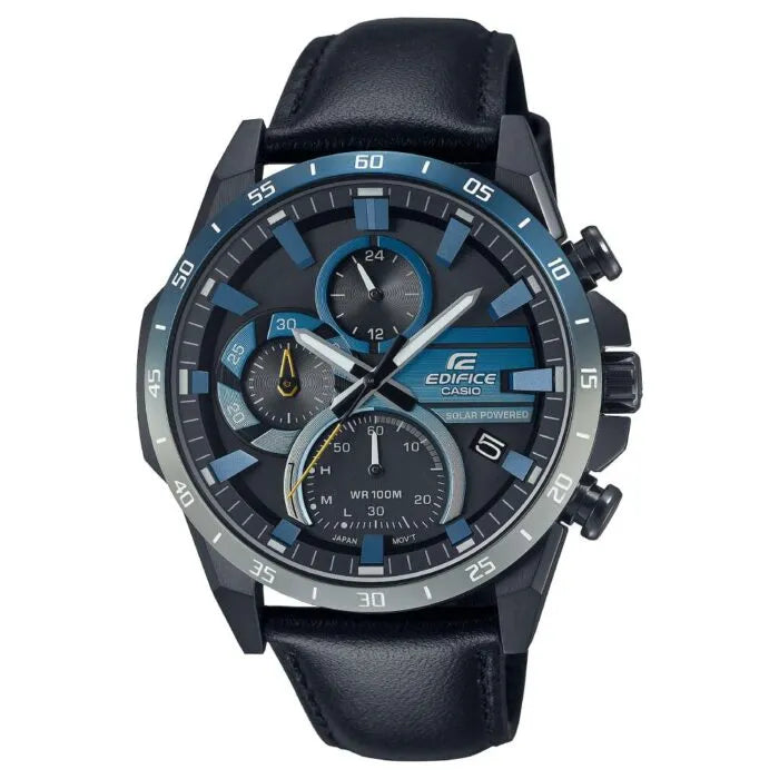 Casio Edifice Solar-Powered Chronograph EQS-940NL-1AVUDF Black Dial Stainless Steel Men's Watch