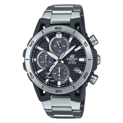 Casio Edifice Sospensione Chronograph EQS-960D-1AVUDF Black Dial Stainless Steel Men's Watch