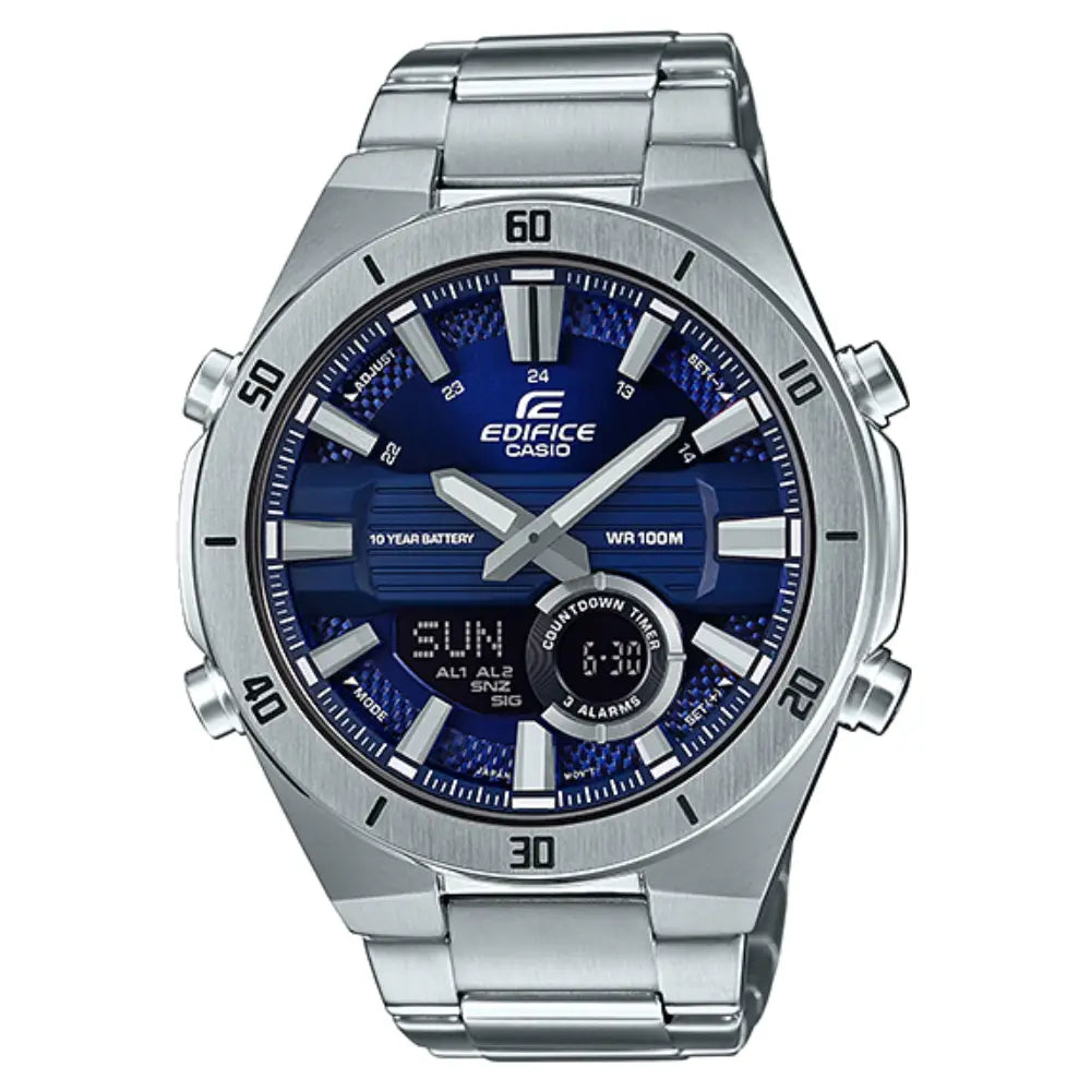 Edifice ERA-110D-2AVDF Blue Dial Stainless Steel Men's Watch