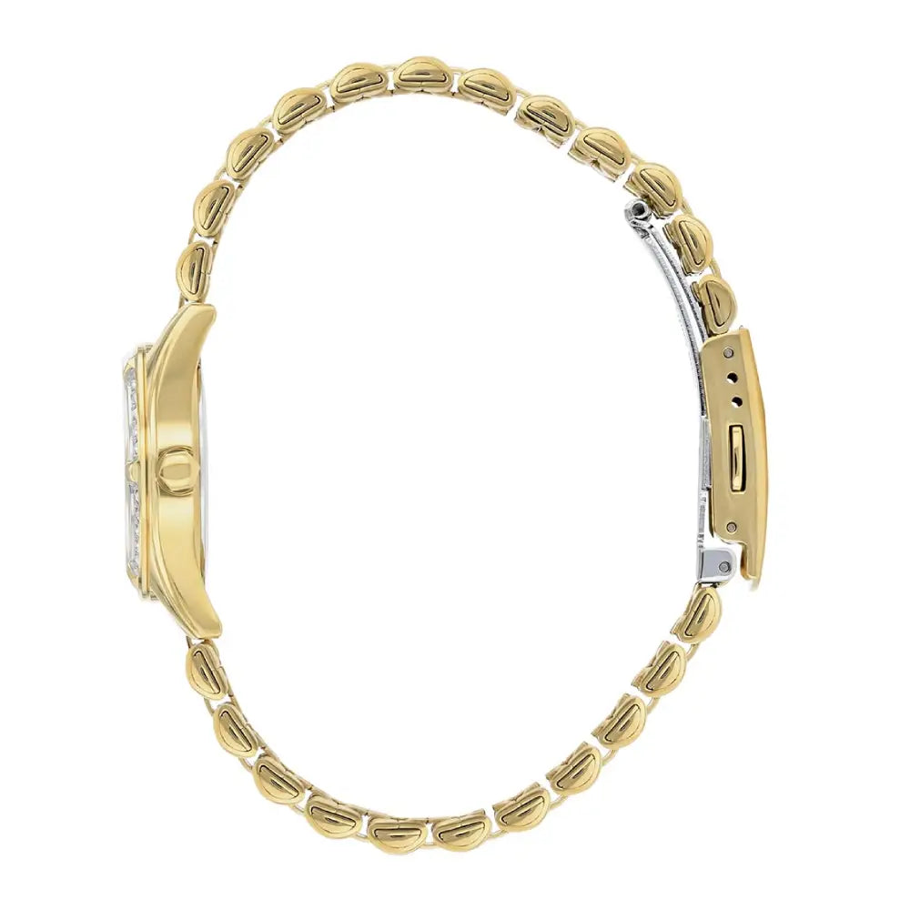 Citizen Quartz EU6062-50D Mother-of-Pearl Dial Gold-Tone Stainless Steel Women's Watch
