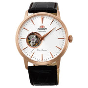 Orient Esteem II Automatic FAG02002W0 White Dial 41mm Leather Strap Men's Watch