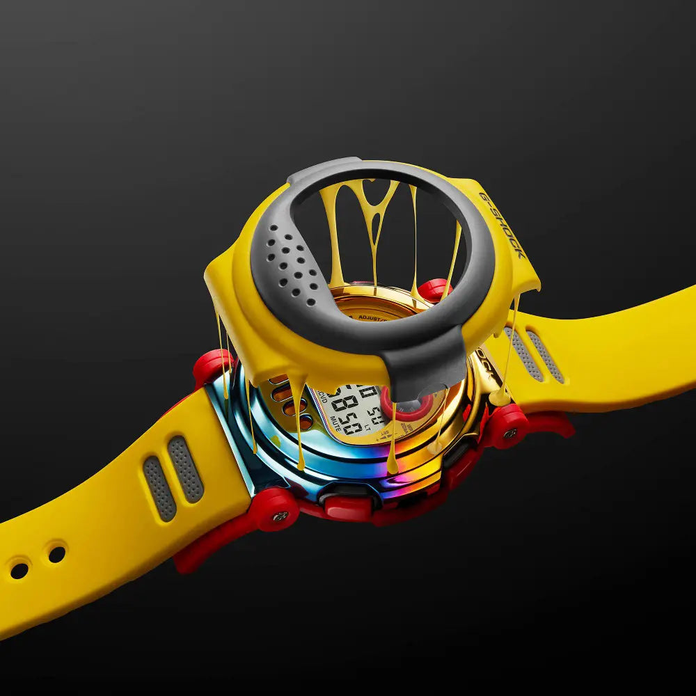 Casio G-Shock G-B001MVE-9D Yellow Dial Resin Men's Watch
