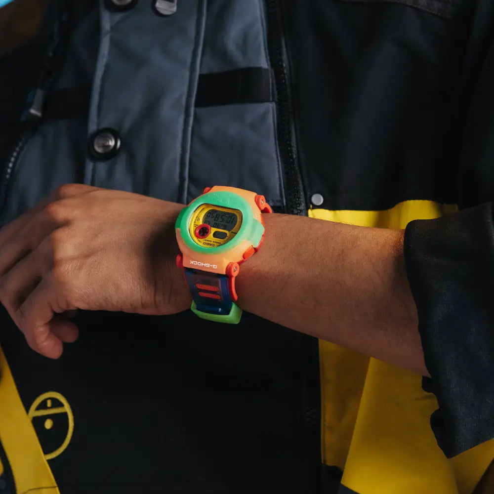Casio G-Shock G-B001MVE-9D Yellow Dial Resin Men's Watch
