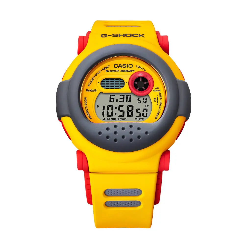 Casio G-Shock G-B001MVE-9D Yellow Dial Resin Men's Watch