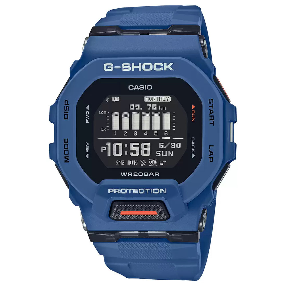 Casio G-Shock G-Squad GBD-200-2DR Black Dial Resin Men's Watch