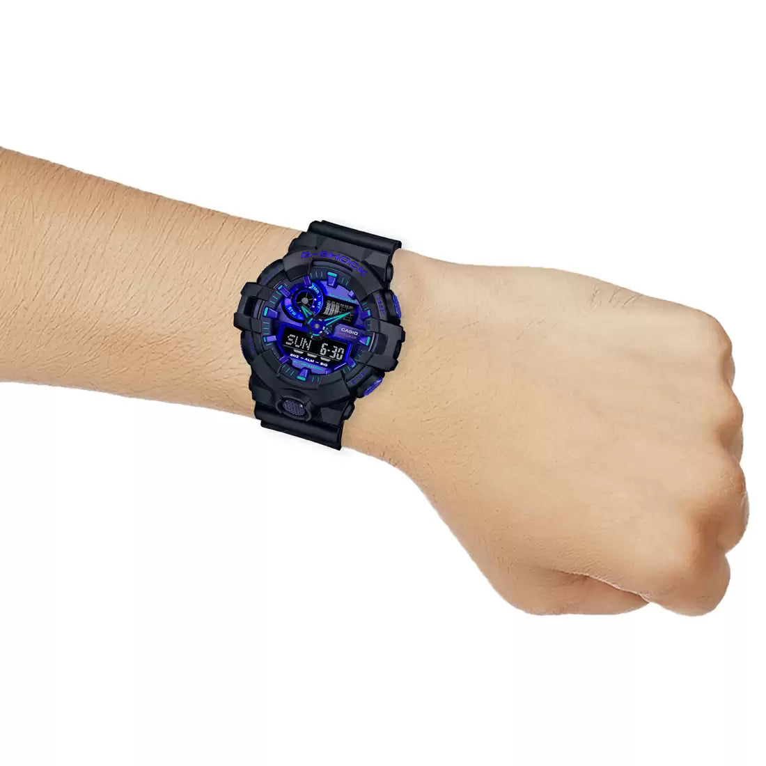 G-Shock Casual GA-700VB-1ADR Blue Dial Resin Men's Watch