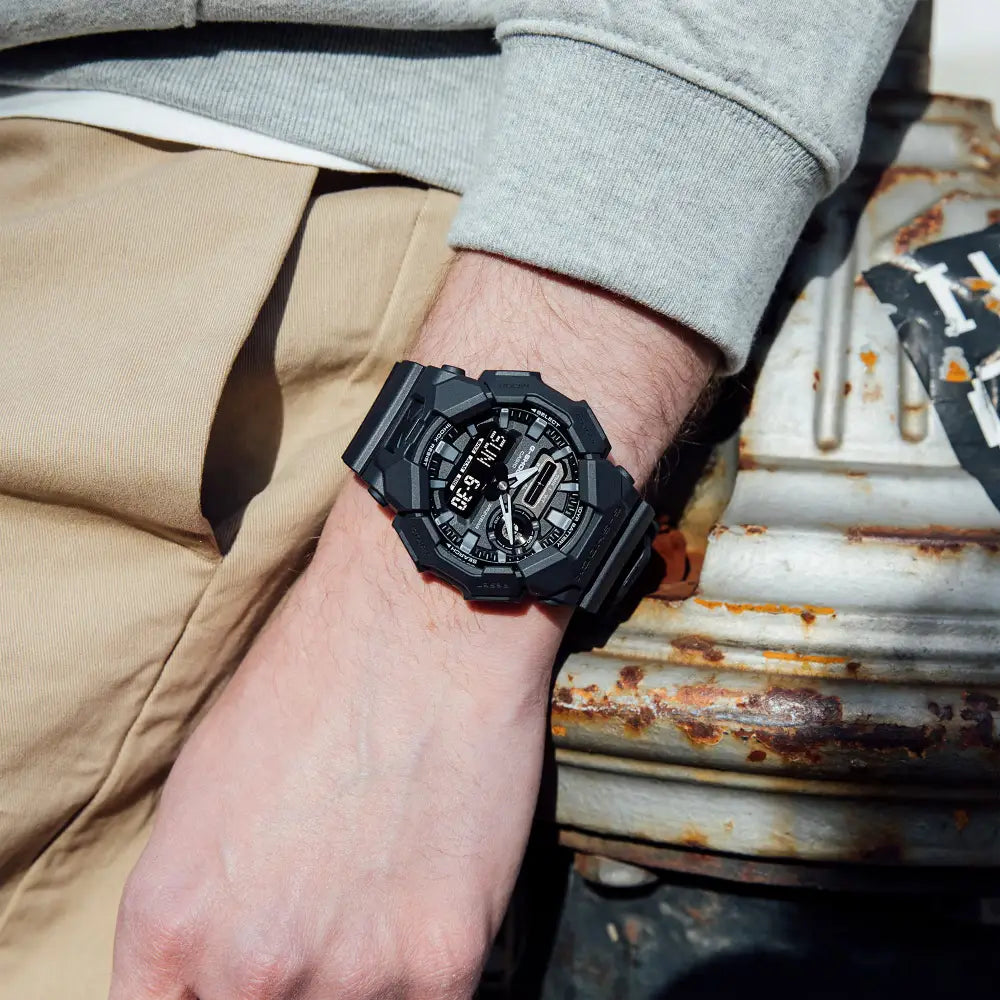 Casio G-Shock GA-010-1A1 Black Dial Resin Men's Watch