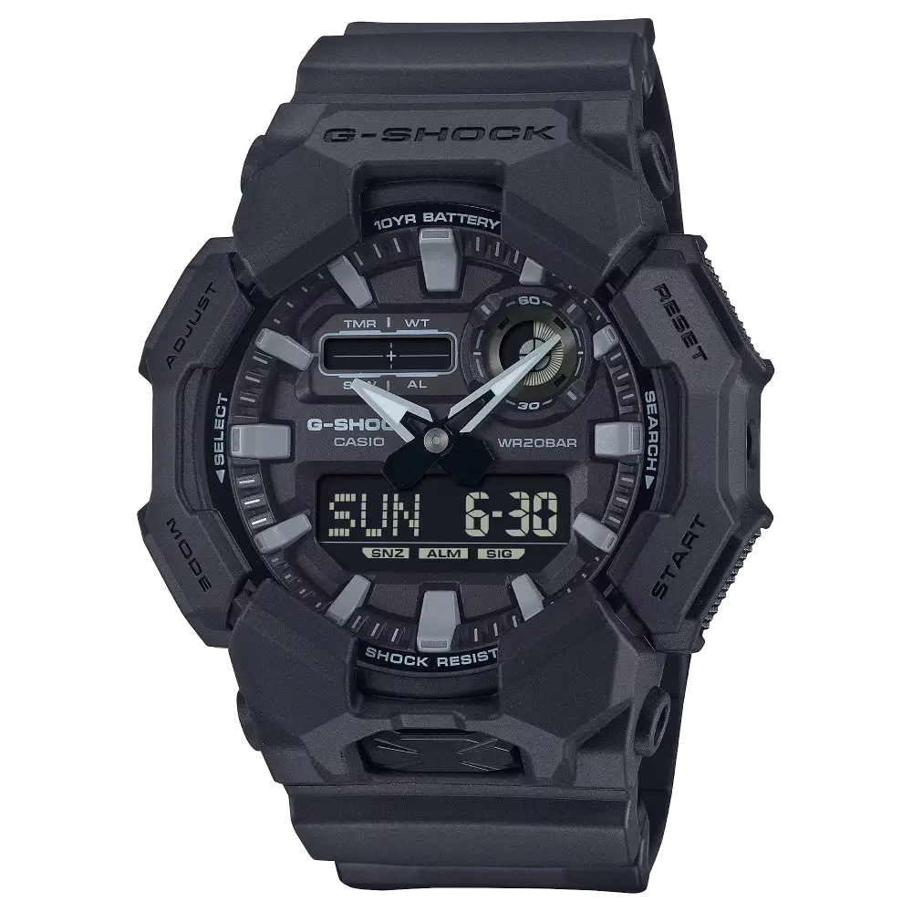Casio G-Shock GA-010-1A1 Black Dial Resin Men's Watch