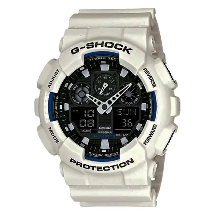 Casio G-Shock Casual GA-100B-7ADR Black Dial Resin Men's Watch