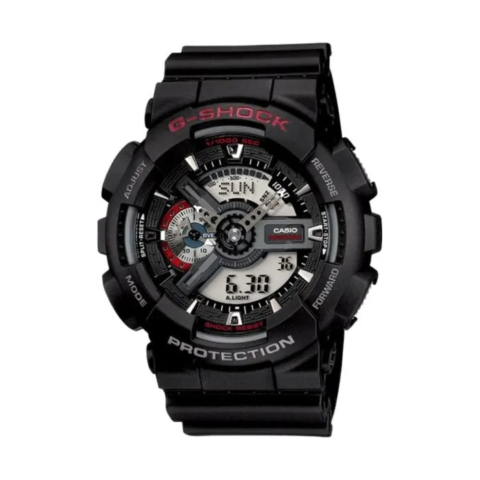 Casio G-Shock Casual GA-110-1ADR Black Dial Resin Men's Watch