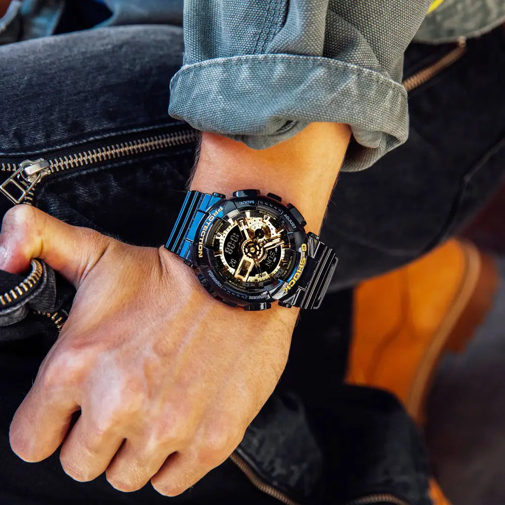 G-Shock Casual GA-110GB-1ADR Gold Dial Resin Men's Watch