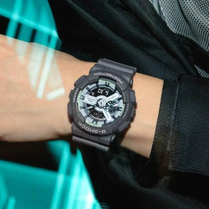G-Shock Analog Digital GA-110HD-8ADR White Dial Resin Men's Watch
