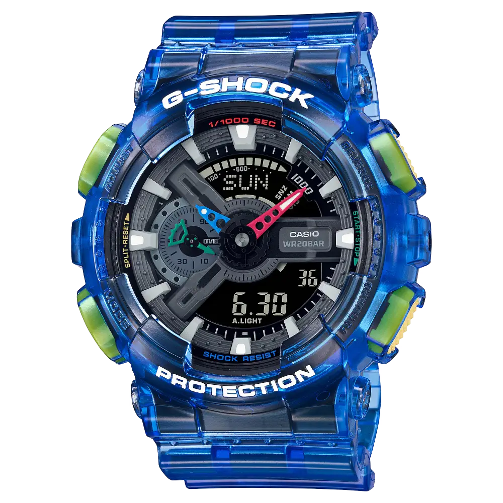 Casio G-Shock Analog Digital GA-110JT-2ADR Black Dial Resin Men's Watch