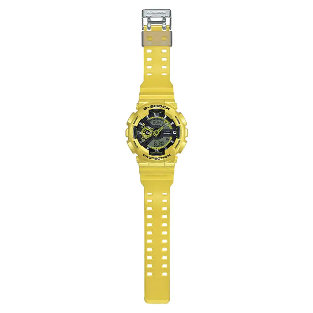 Casio G-Shock GA-110NM-9ADR Yellow Dial Resin Men's Watch