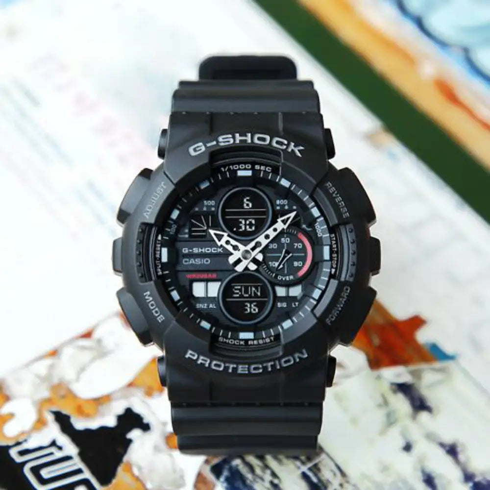 Casio G-Shock Casual GA-140-1A1DR Black Dial Resin Men's Watch