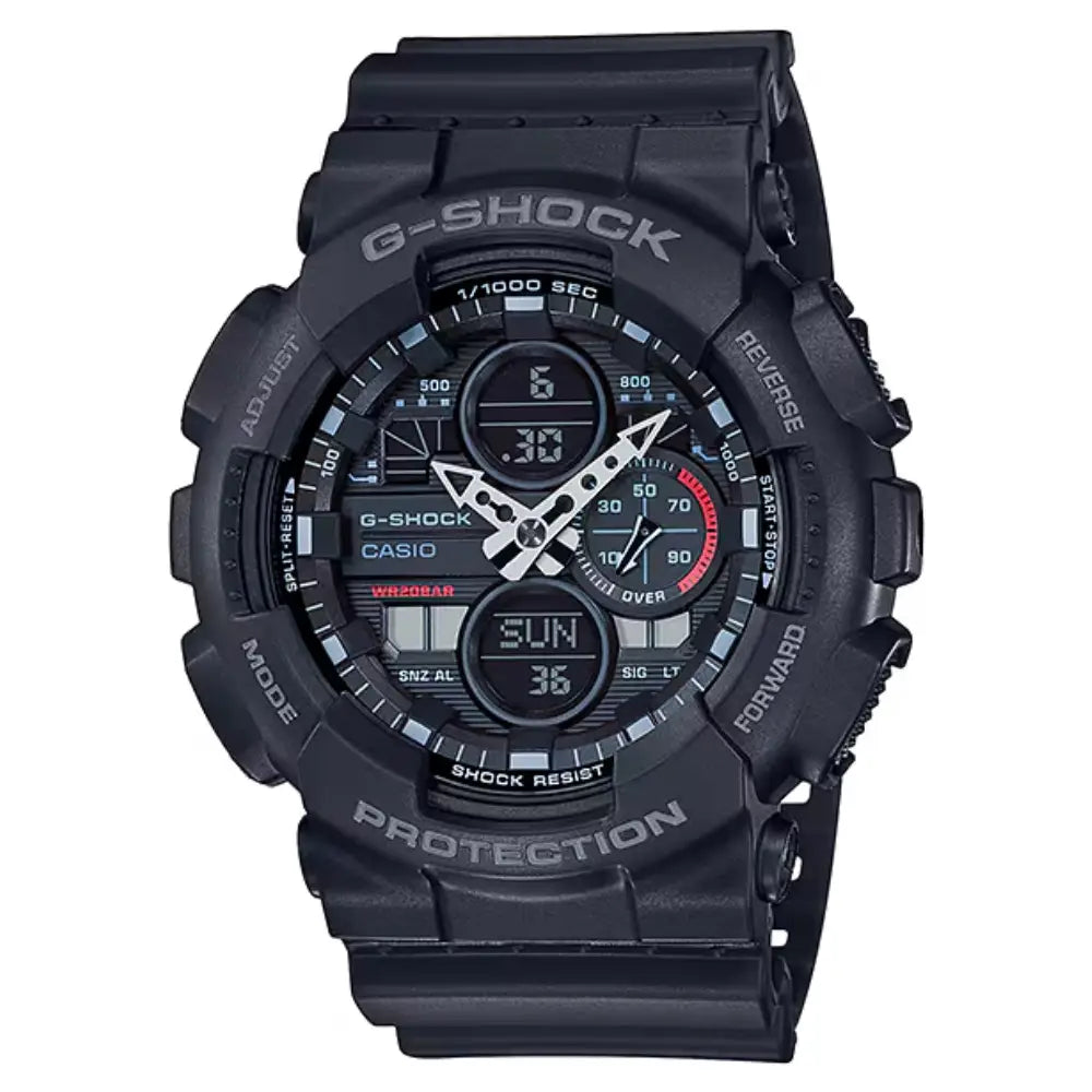 Casio G-Shock Casual GA-140-1A1DR Black Dial Resin Men's Watch
