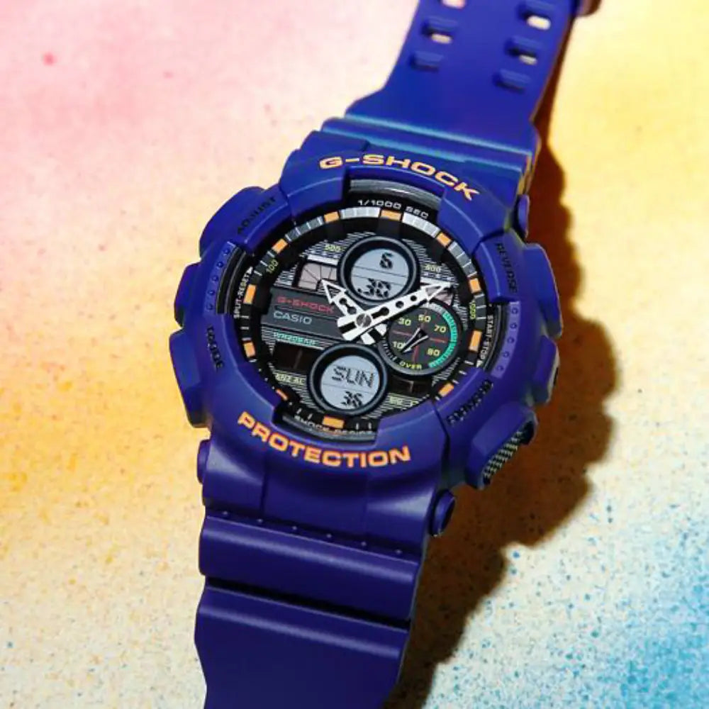 Casio G-Shock GA-140-6AER Black Dial Resin Men's Watch