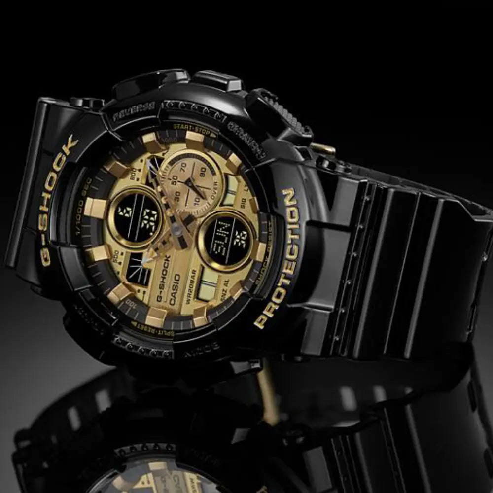 Casio G-Shock Casual GA-140GB-1A1DR Gold Dial Resin Men's Watch