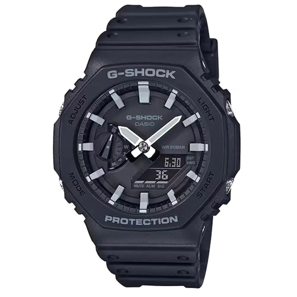 G-Shock Casual GA-2100-1ADR Black Dial Resin Men's Watch