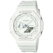 Casio G-Shock Analog Digital GA-2100-7A7DR White Dial Carbon Men's Watch