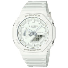 Casio G-Shock Analog Digital GA-2100-7A7DR White Dial Carbon Men's Watch