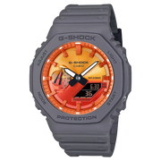 Casio G-Shock GA-2100FL-8ADR Orange Dial Resin Men's Watch