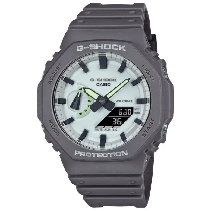 Casio G-Shock Casual GA-2100HD-8ADR White Dial Resin Men's Watch