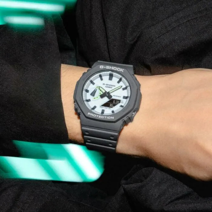 G-Shock Casual GA-2100HD-8ADR White Dial Resin Men's Watch