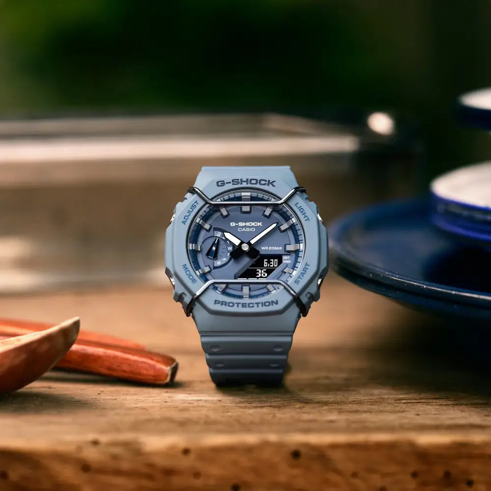G-Shock Casual GA-2100PT-2ADR Blue Dial Resin Men's Watch