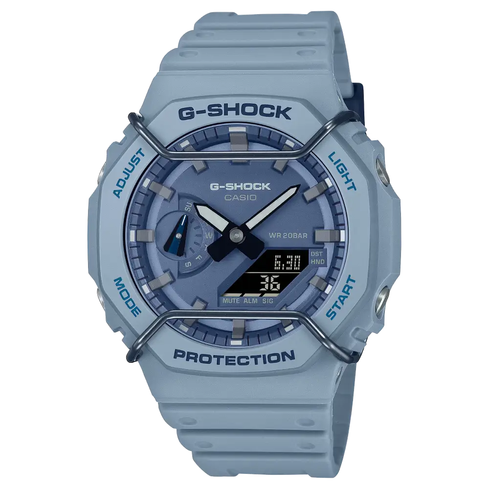 G-Shock Casual GA-2100PT-2ADR Blue Dial Resin Men's Watch
