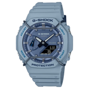 Casio G-Shock Casual GA-2100PT-2ADR Blue Dial Resin Men's Watch