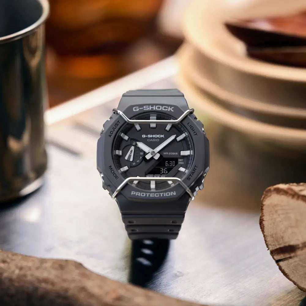 G-Shock Tone-On-Tone GA-2100PTS-8ADR Grey Dial Resin Men's Watch