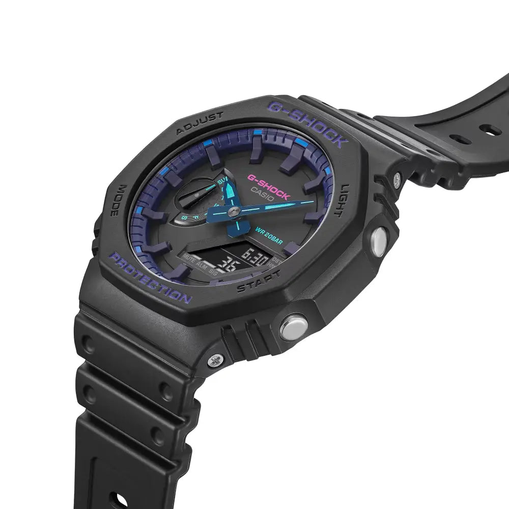 G-Shock Analog Digital GA-2100VB-1ADR Black Dial Carbon Men's Watch