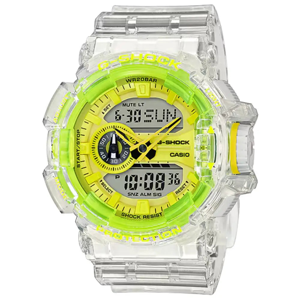 Casio G-Shock Casual GA-400SK-1A9DR Yellow Dial Resin Men's Watch