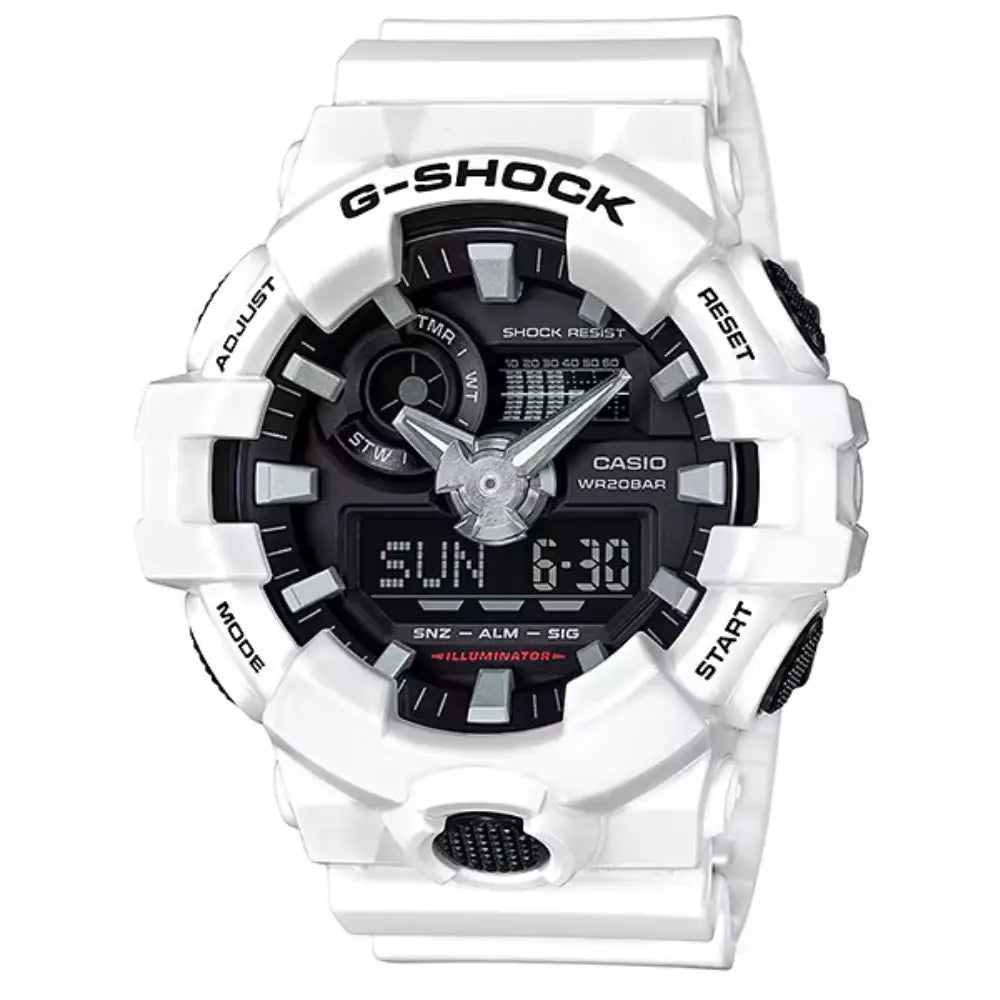 G-Shock Casual GA-700-7ADR Black Dial Resin Men's Watch