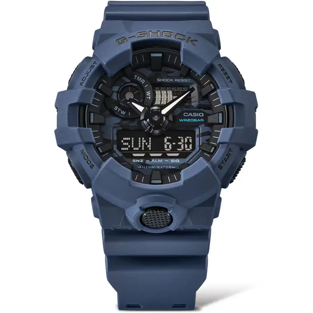 G-Shock Casual GA-700CA-2ADR Black Dial Resin Men's Watch