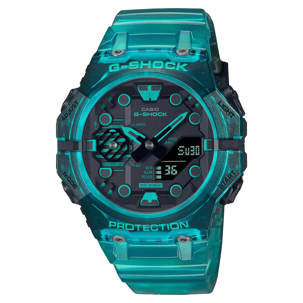 G-Shock Analog Digital GA-B001G-2ADR Black Dial Resin Men's Watch