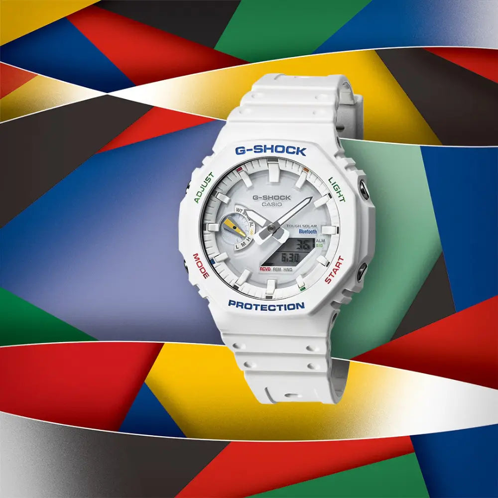 G-Shock Casual GA-B2100FC-7ADR White Dial Resin Men's Watch