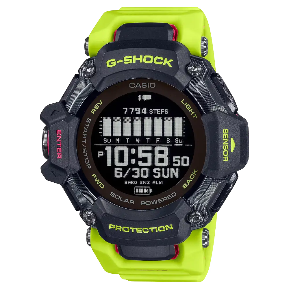Casio G-Shock Digital GBD-H2000-1A9DR Black Dial Resin Men's Watch