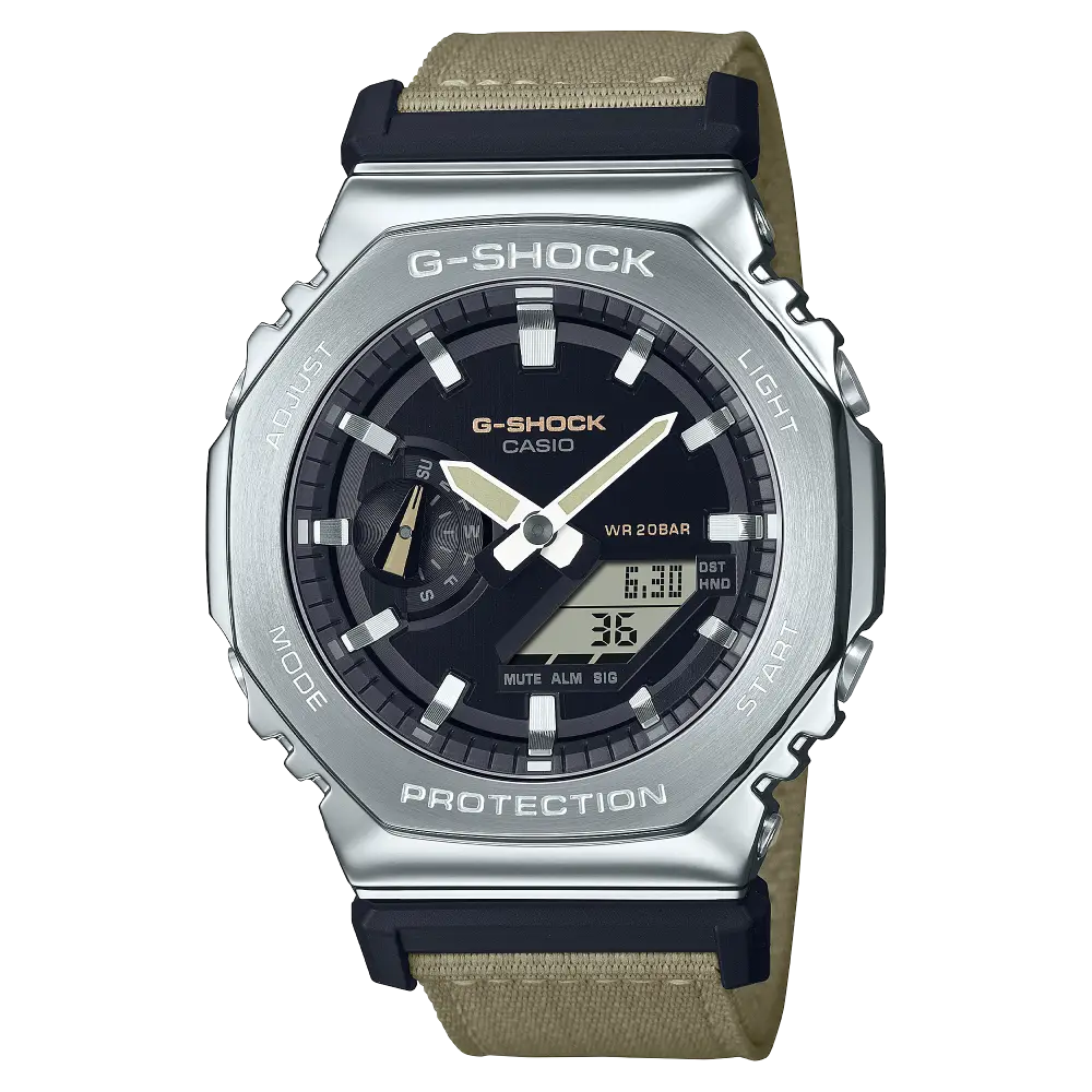 G-Shock GM-2100B-4ADR Black Dial Stainless Steel Men's Watch