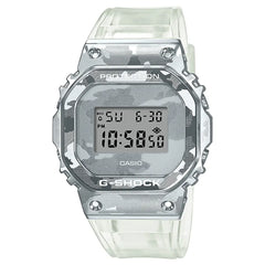 Casio G-Shock Metal Collection GM-5600SCM-1DR Grey Dial Stainless Steel Men's Watch