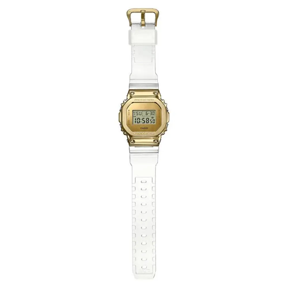 Casio G-Shock Metal Collection GM-5600SG-9DR Gold Dial Stainless Steel Men's Watch