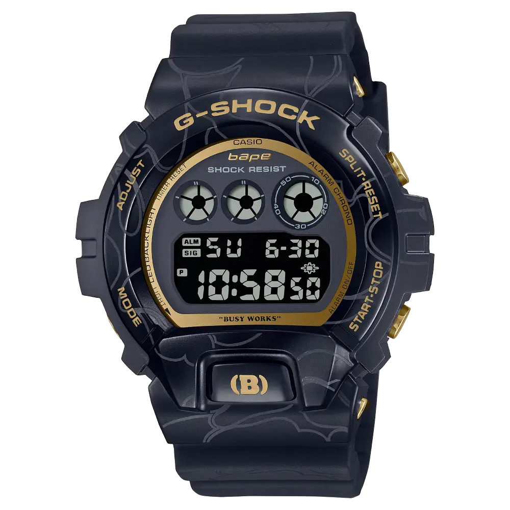 G-Shock Bape 30th Anniversary Collab GM-6900BAPE-1DR Resin Men's Watch