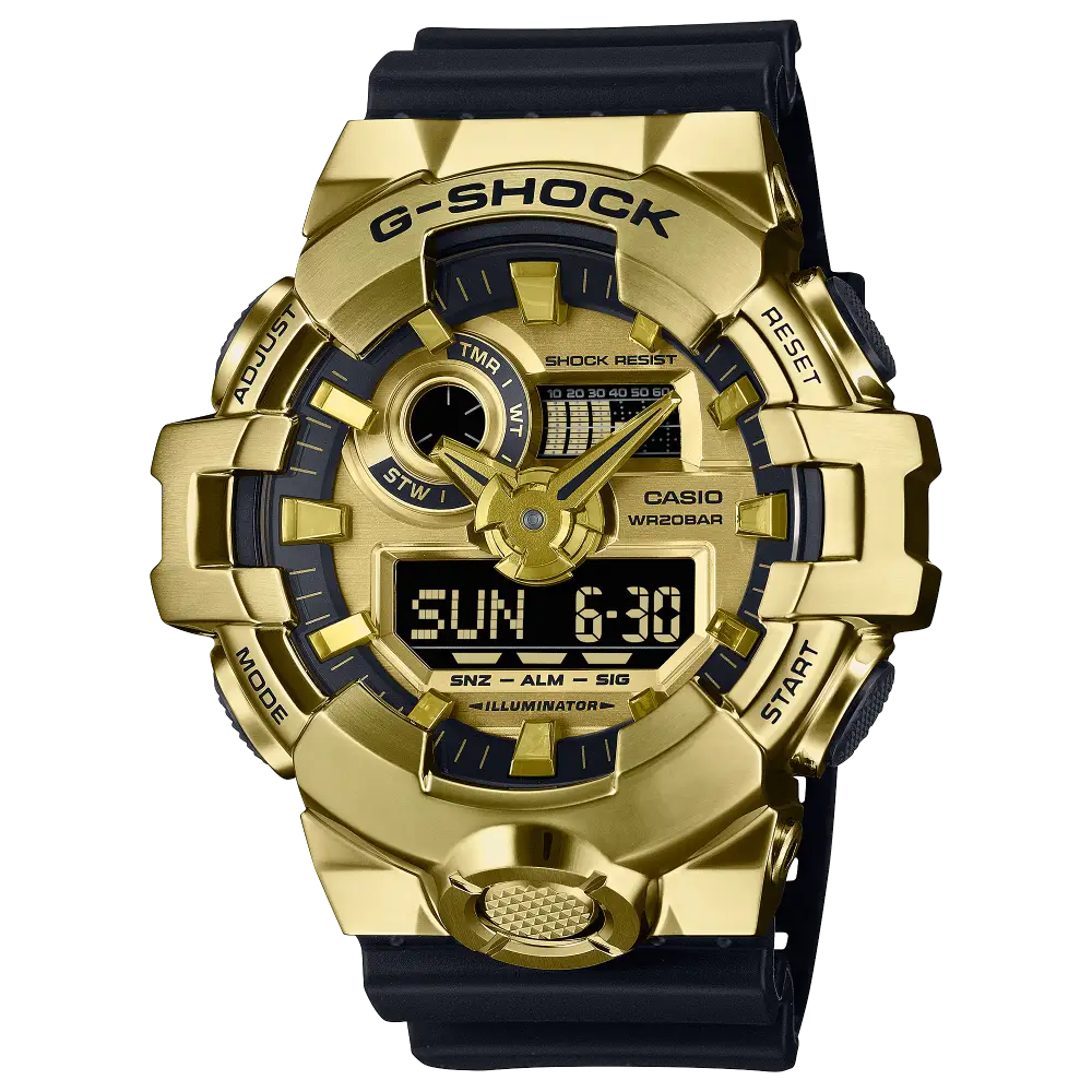 G-Shock Casual GM-700G-9ADR Gold Dial Stainless Steel Men's Watch