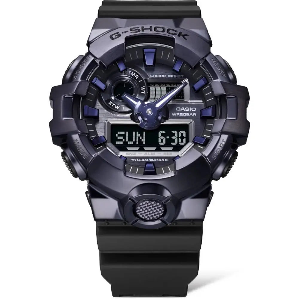 G-Shock Casual GM-700P-6ADR Purple Dial Stainless Steel Men's Watch