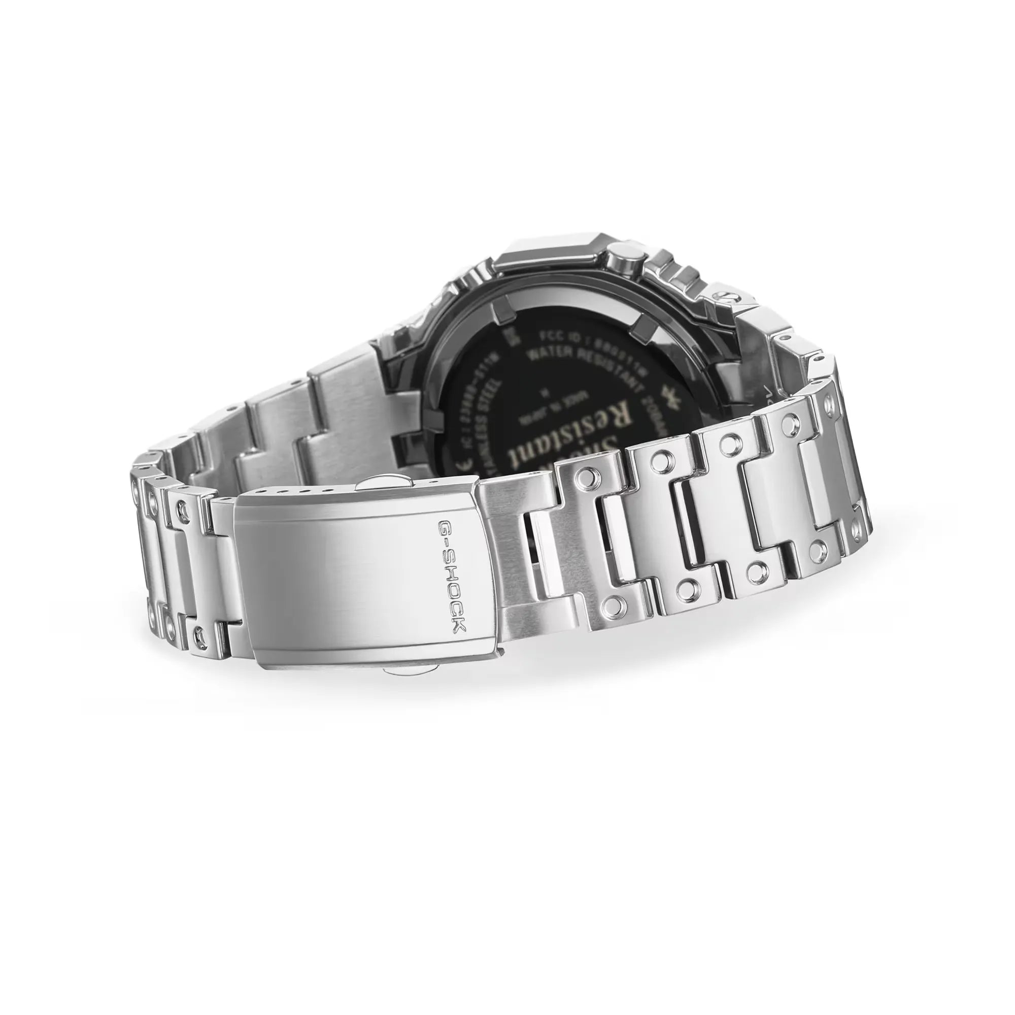 Casio G-Shock Full Metal Octagon Bluetooth Solar GM-B2100AD-2A Blue Dial  Stainless Steel Men's Watch