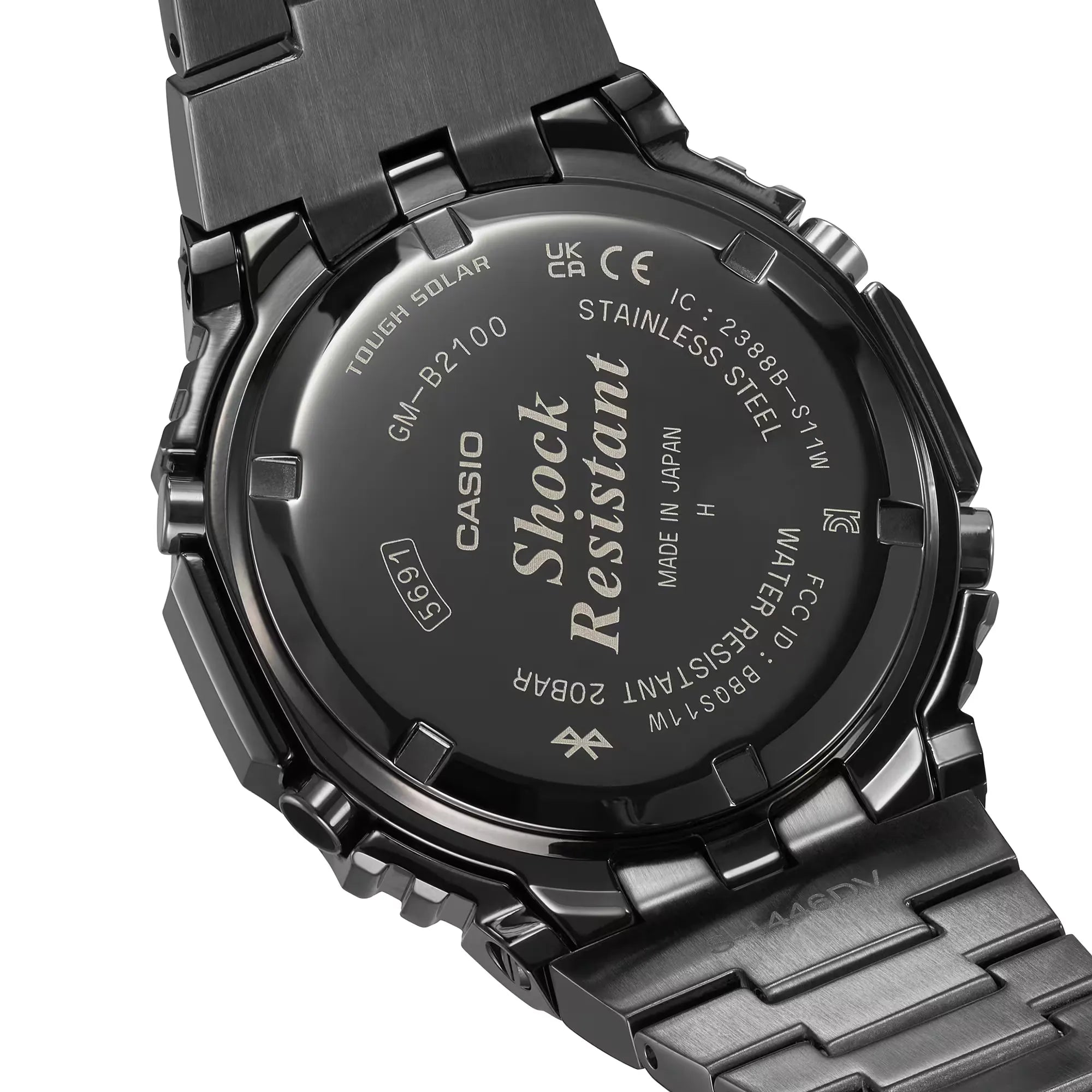 Casio G-Shock GM-B2100BD-1ADR Black Dial  Stainless Steel  Men's Watch