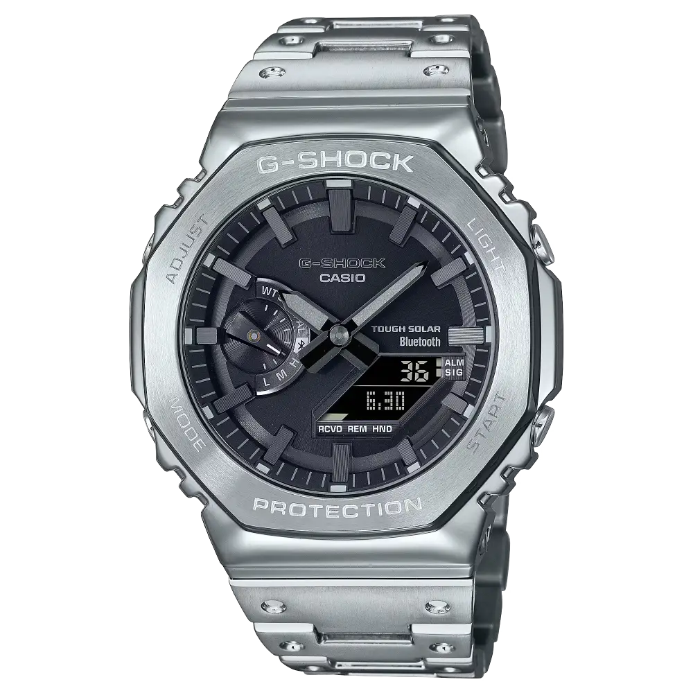 G-Shock Analog Digital GM-B2100D-1ADR Black Dial Stainless Steel Men's Watch