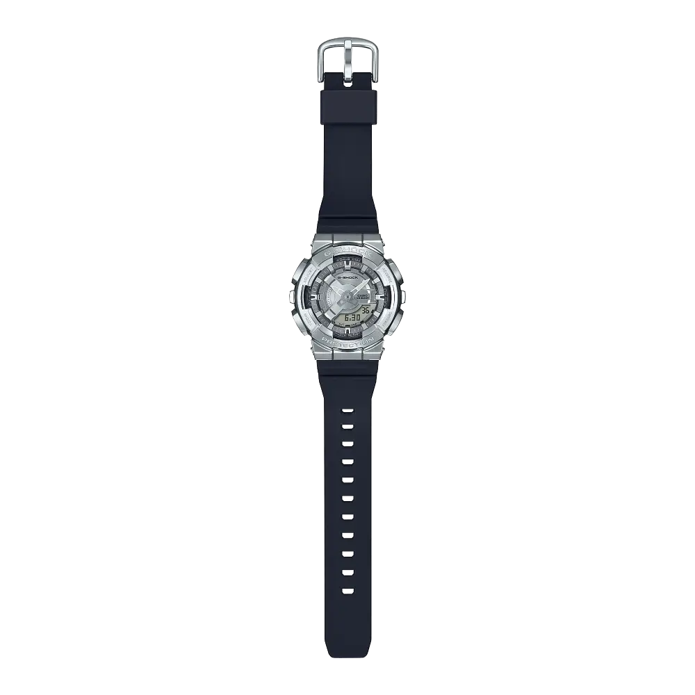 G-Shock Analog Digital GM-S110-1ADR Silver Dial Stainless Steel Women's Watch