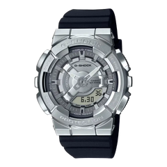 Casio G-Shock Analog Digital GM-S110-1ADR Silver Dial Stainless Steel Women's Watch